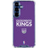 NBA Sacramento Kings Standard - Purple Galaxy S25 Clear Case
